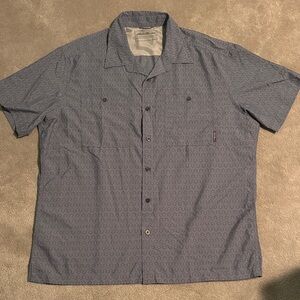 Eddie Bauer Light Weight Button Up Fishing Shirt
